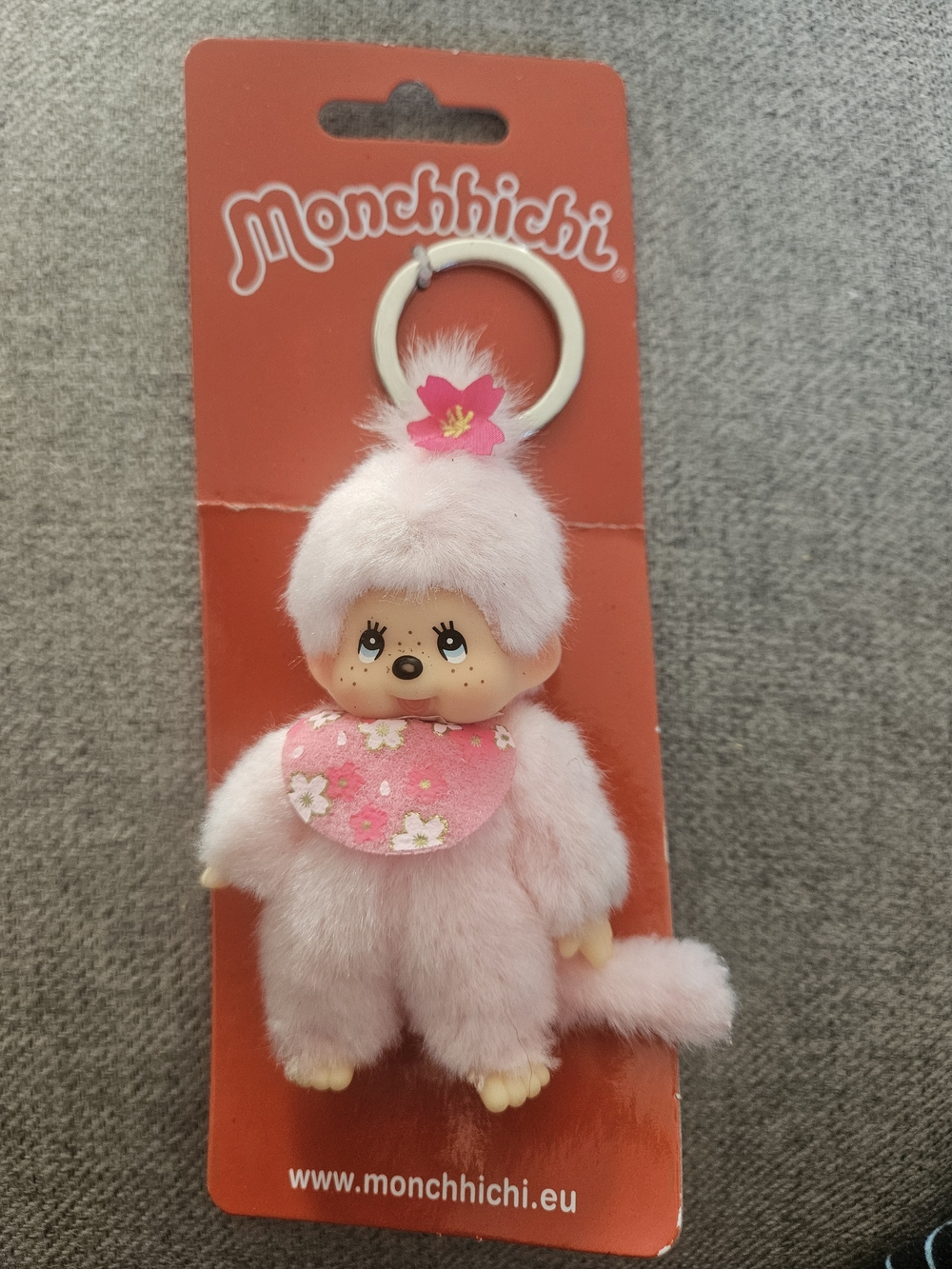 Monchhichi Cherry Blossom Girl Keychain 242467 – New
